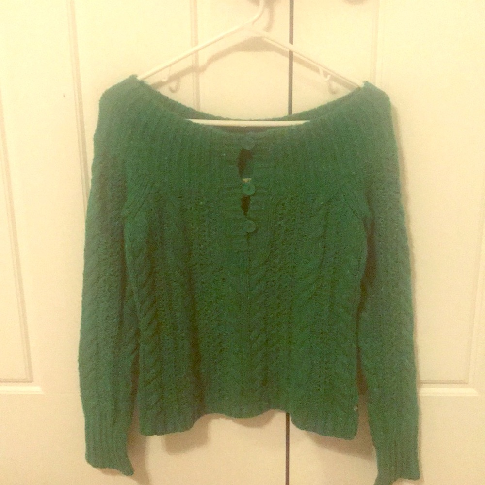 Bright green sweater -  Vintage American Eagle